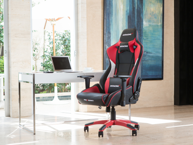 AK Racing PRO-X V2 ゲーミングチェア 赤 - 椅子